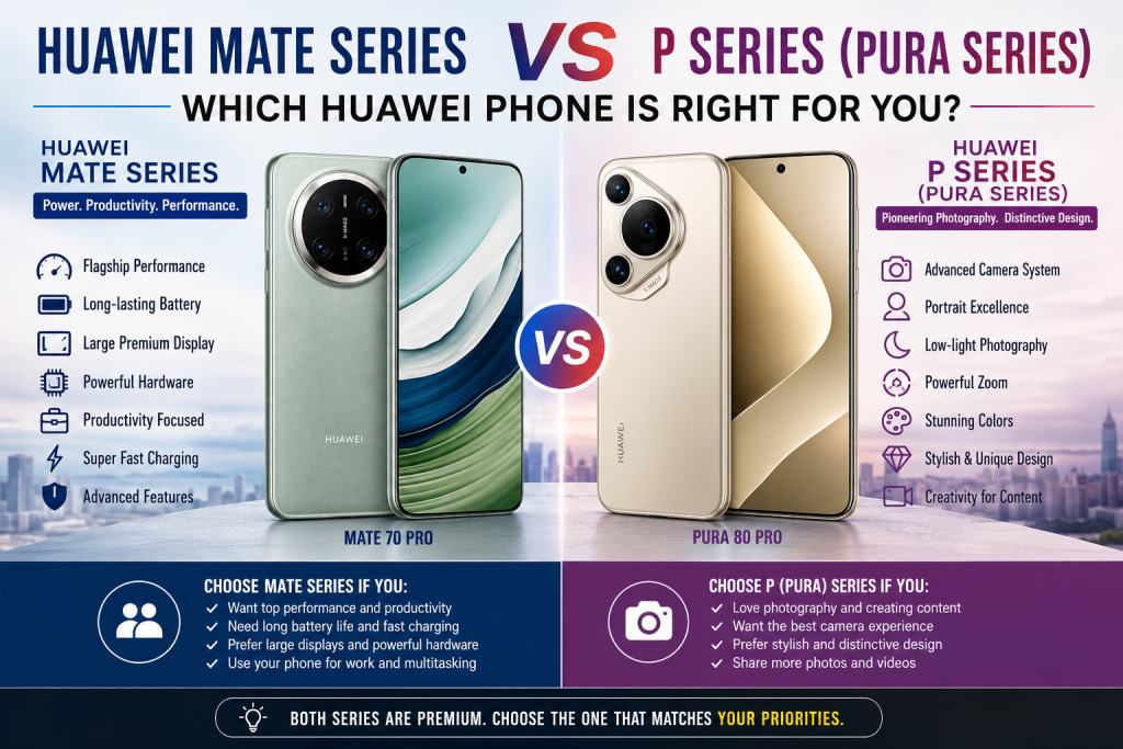 Huawei Mate Series vs P Series