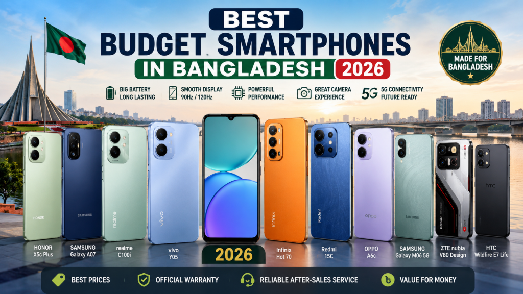 Best Budget Smartphones in Bangladesh 2026