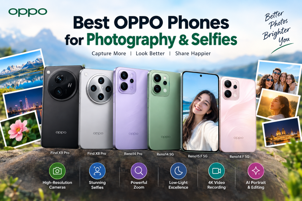 Best OPPO Phones for Photography & Selfies in 2026