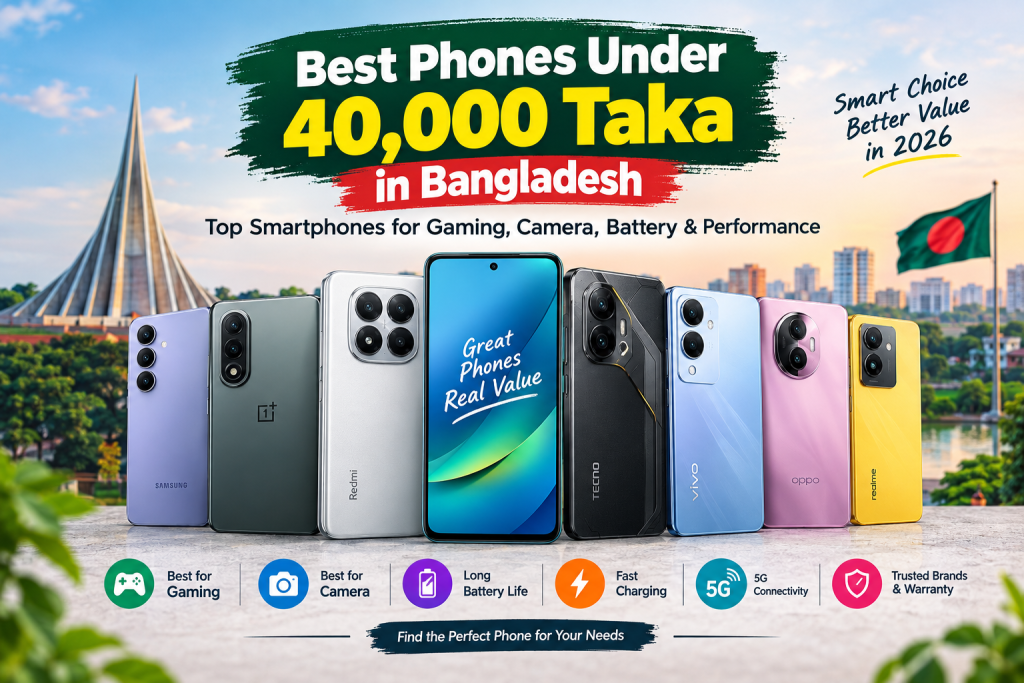 Best Phones Under 40000 Taka in Bangladesh