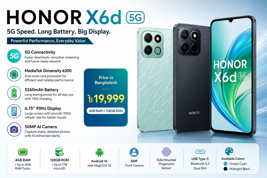 HONOR X6d 5G