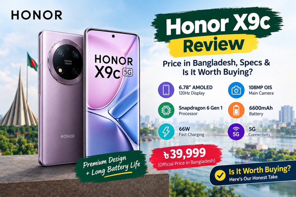 Honor X9c Review Price in Bangladesh, Specs & Is It Worth Buying