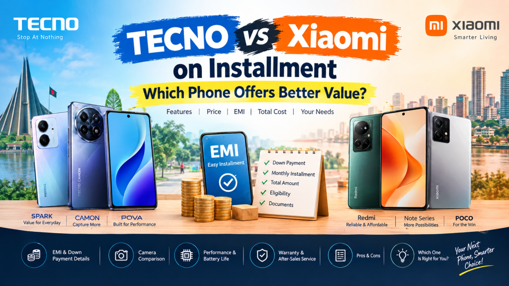 TECNO vs Xiaomi on Installment