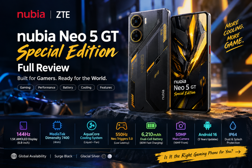 ZTE nubia Neo 5 GT Special Edition Review
