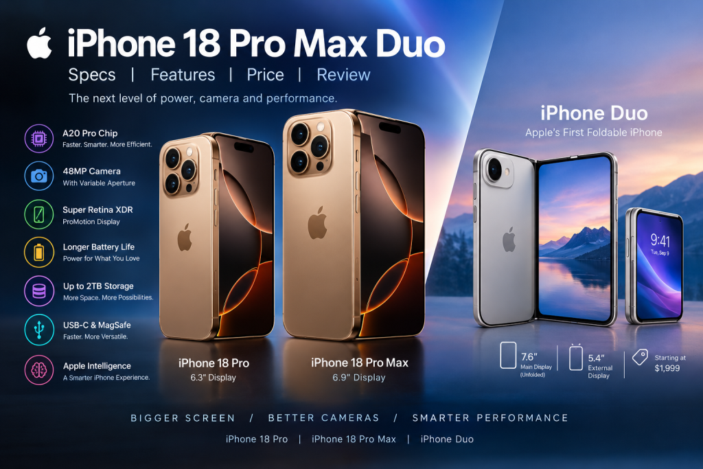 iPhone 18 Pro Max Duo