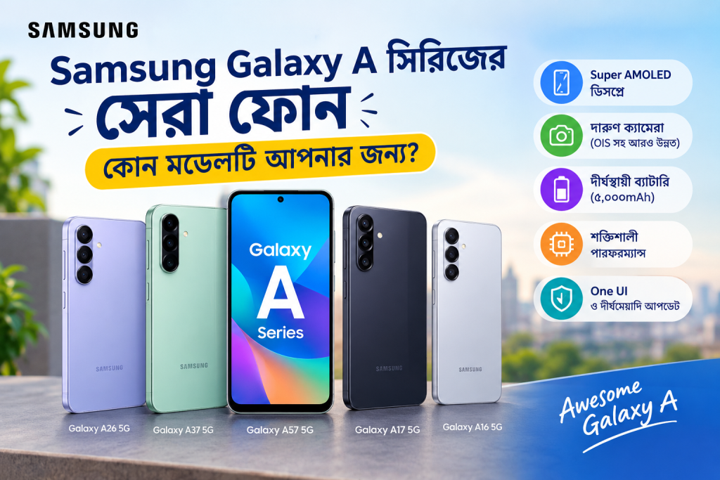 Samsung Galaxy A সিরিজের সেরা ফোন