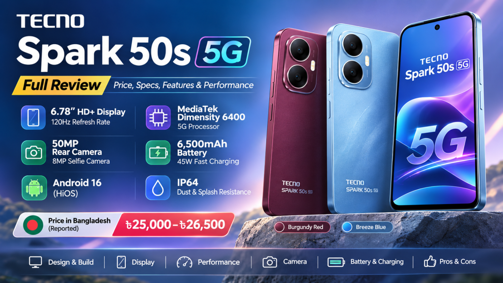 TECNO Spark 50s 5G Full Review