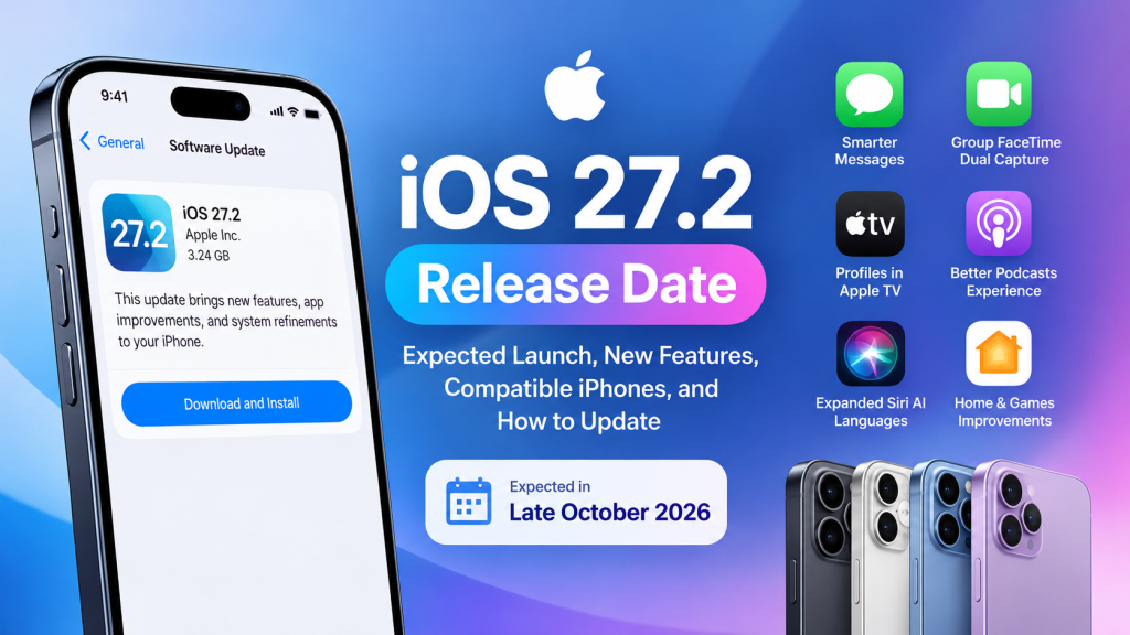 iOS 27.2 Release Date