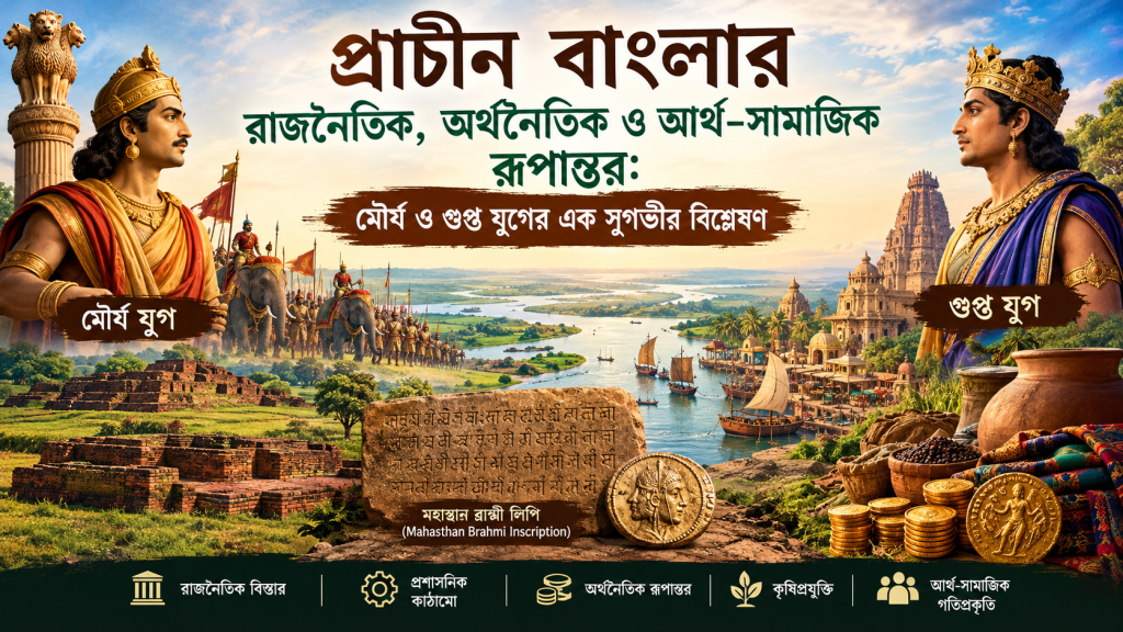 প্রাচীন বাংলার মৌর্য ও গুপ্ত যুগ